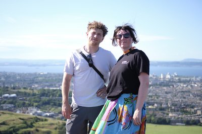 During the Arthur's Seat hike at TartanQEC 2026, Edinburgh