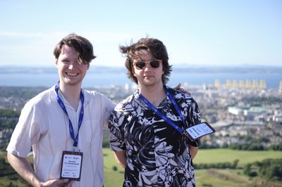 During the Arthur's Seat hike at TartanQEC 2026, Edinburgh