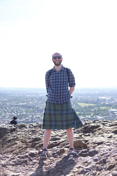 During the Arthur's Seat hike at TartanQEC 2026, Edinburgh
